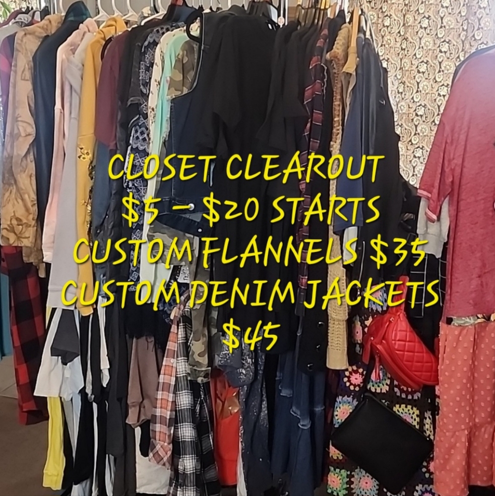 CLOSET CLEAROUT LIVE SHOW RUNS